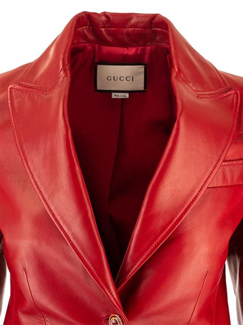 red gucci jacket camp|gucci coats for women.